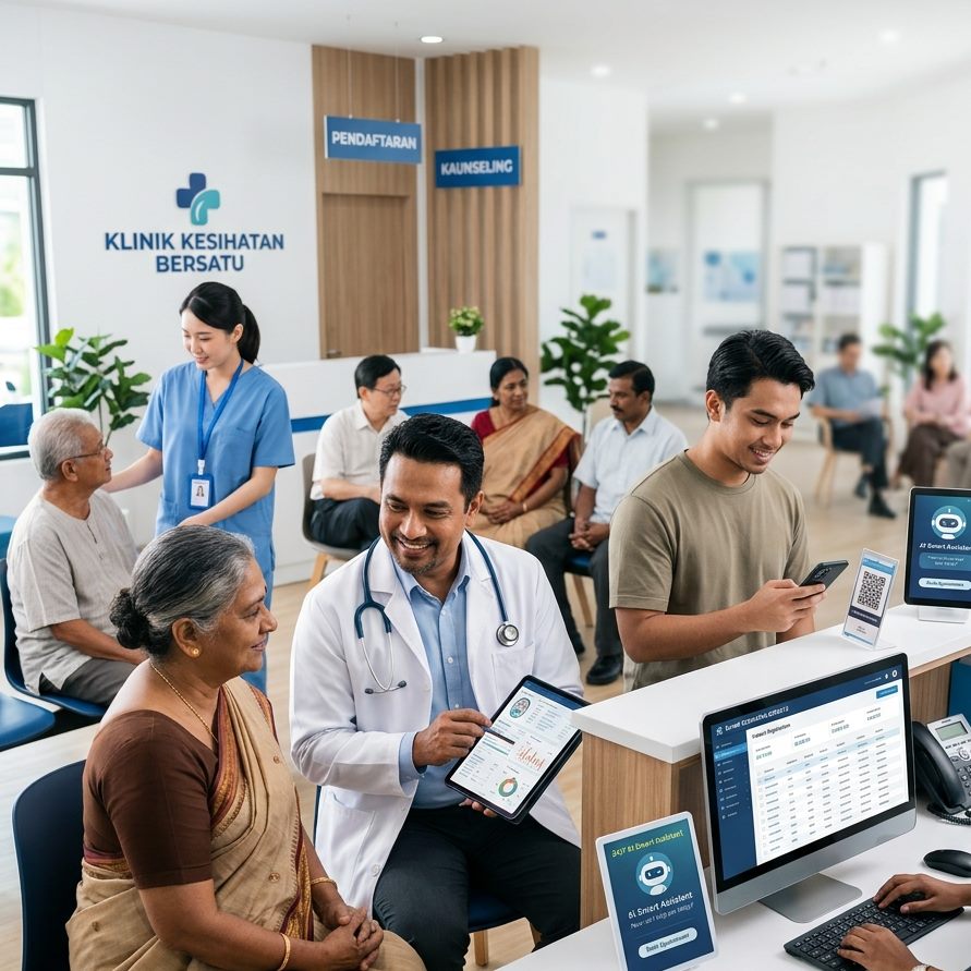 Klinik Kesihatan Bersatu dashboard case study